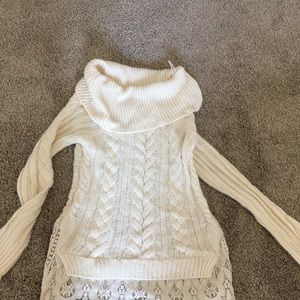 Off the shoulder sweater